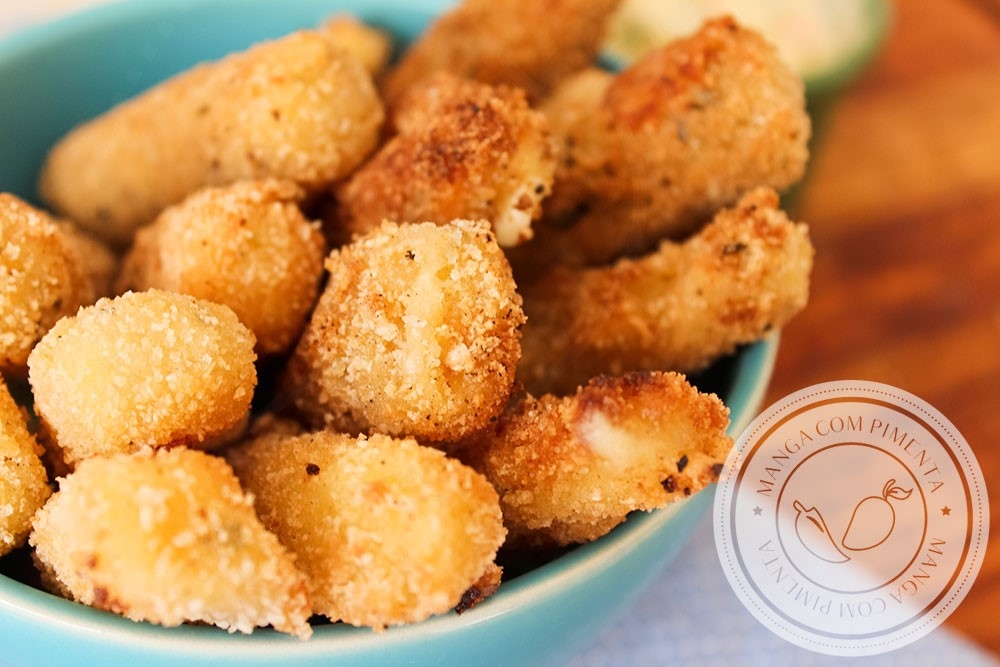 Palitos de Mozzarella Empanados - Stick de Queijo