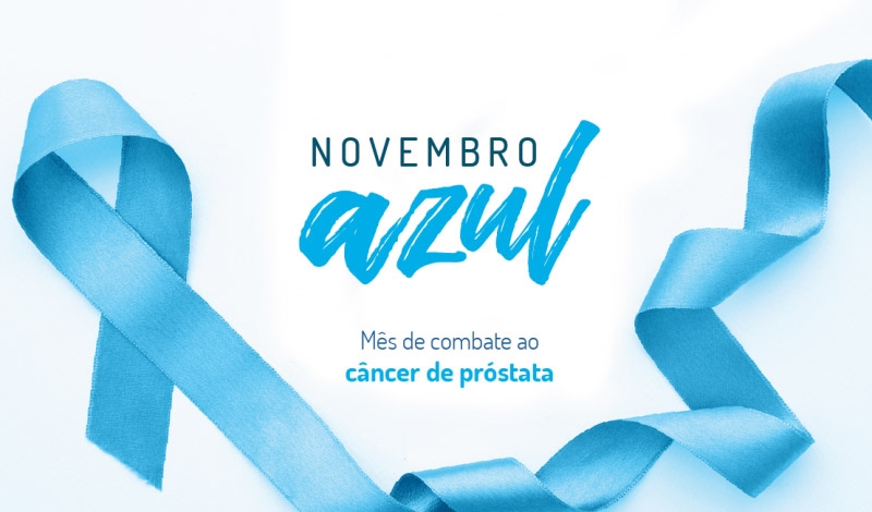 Novembro azul: mês do combate mundial do câncer de próstata